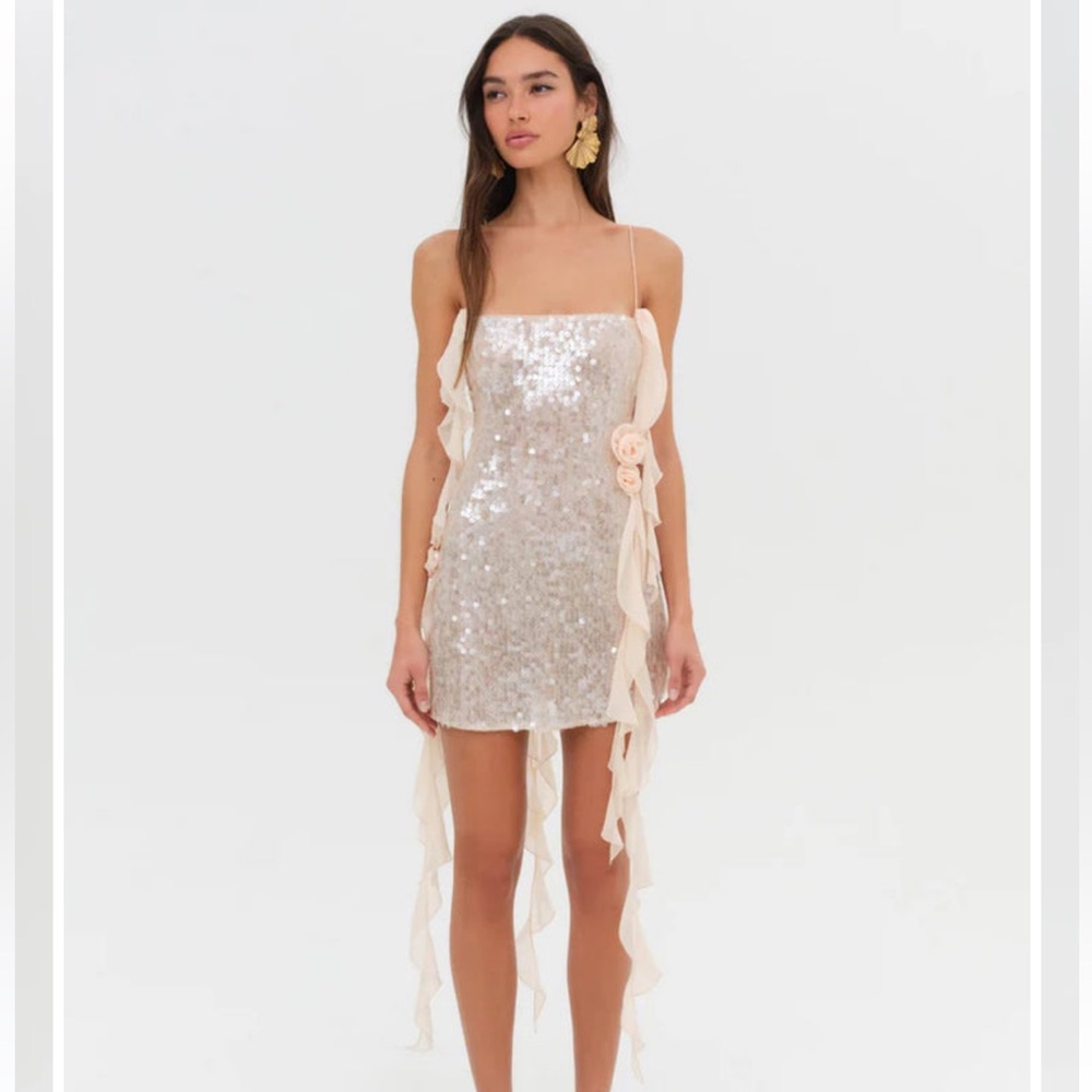 FOR LOVE & LEMONS SYDNEY SEQUIN MINI DRESS